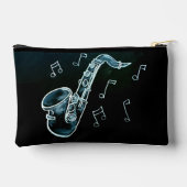 Pochette À Accessoires Saxophone et notes de musique (Verso)