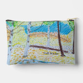 Pochette À Accessoires Scène d'automne dessinée (Verso)
