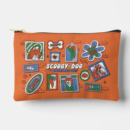Pochette À Accessoires Scooby-Doo Wall of Halloween Picture Frames (Recto)