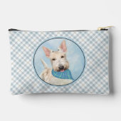 Pochette À Accessoires Scottish Terrier Peinture Wheaten Original Chien A (Verso)