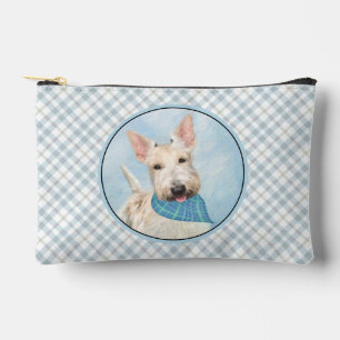 Pochette À Accessoires Scottish Terrier Peinture Wheaten Original Chien A