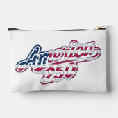 Pochette À Accessoires Script de drapeau America 250 Semiquincentennial D (Verso)