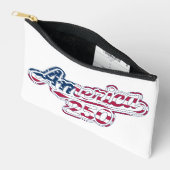Pochette À Accessoires Script de drapeau America 250 Semiquincentennial D (Ouvrir)