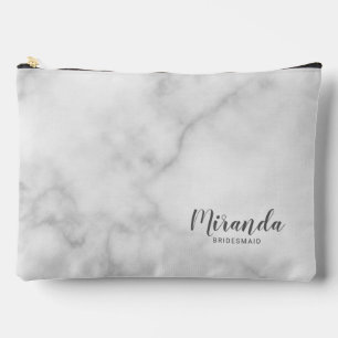 Pochette À Accessoires Script moderne Nom de la servante d'accueil person