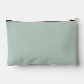 Pochette À Accessoires Seafoam Green | Wedding Monogram Bridesmaid Gift  (Verso)