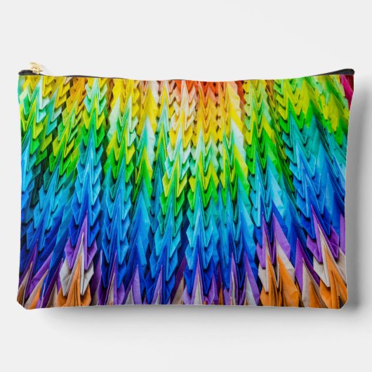 Pochette À Accessoires Senbazuru ou mille grues origami (Recto)