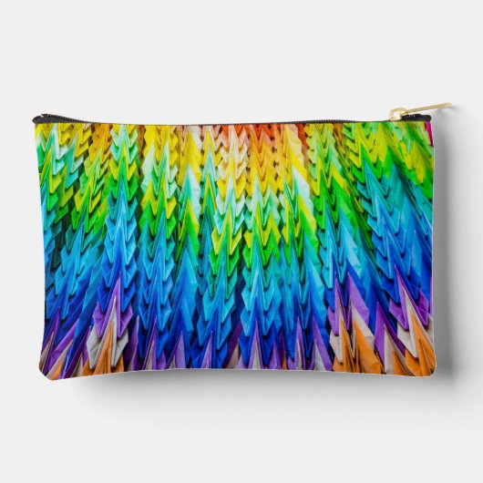 Pochette À Accessoires Senbazuru ou mille grues origami (Verso)