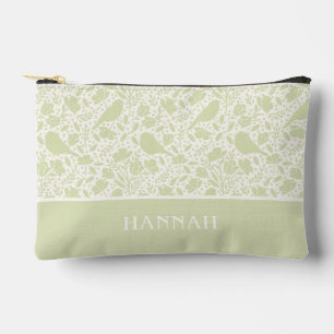 Pochette À Accessoires Serene Birds & Florals Monogrammé