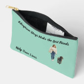 Pochette À Accessoires Sew bag for adopted dog owner (Ouvrir)