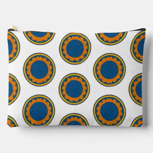 Pochette À Accessoires Shweshwe africain (Recto)