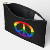 Pochette À Accessoires Signal de paix LGBT (Ouvrir)