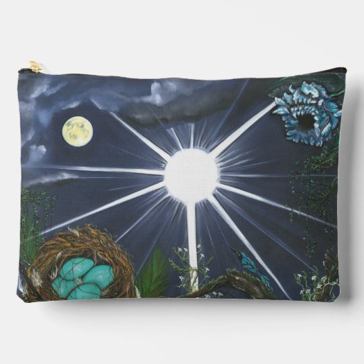 Pochette À Accessoires Silence de l'Espace Sacré (Recto)