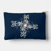 Pochette À Accessoires Silver Filigree Pearl Quatrefoil (Verso)