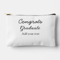 Simple congratulation graduation add your