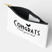 Pochette À Accessoires Simple congratulation graduation add your (Ouvrir)