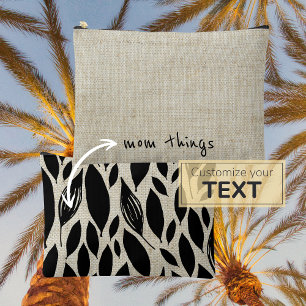 Pochette À Accessoires Simple fête des mères Impression minimale Couper l