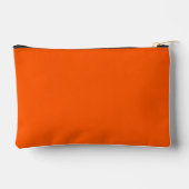 Pochette À Accessoires Simple moderne Orange personnalisé (Verso)