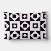 Pochette À Accessoires Simple Patch noir & blanc Impression coupée Coudre (Verso)