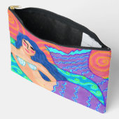 Pochette À Accessoires Sirène d'art Abstraite (Ouvrir)