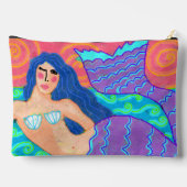 Pochette À Accessoires Sirène d'art Abstraite (Verso)
