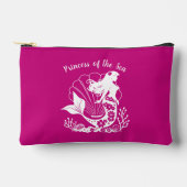 Pochette À Accessoires Sirène hawaïenne Princesse de la mer rose (Recto)