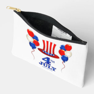 Pochette À Accessoires SlipperyJoe's fête de l'indépendance du 4 juillet 