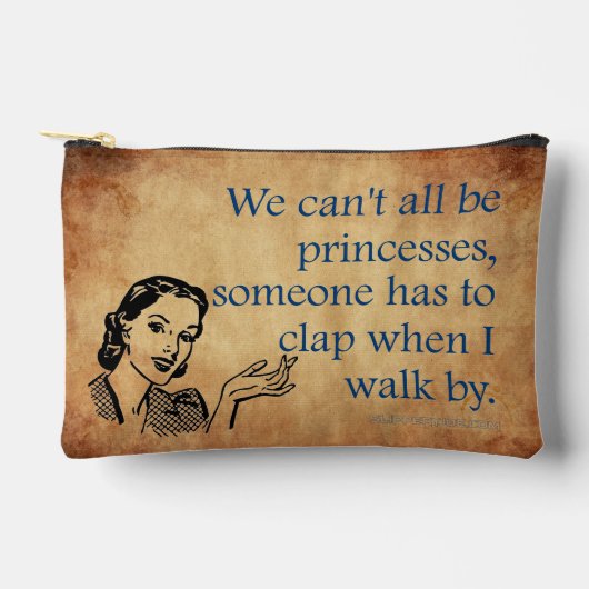 Pochette À Accessoires SlipperyJoe's Princess clap marchant drôle les ann (Recto)