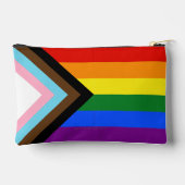 Pochette À Accessoires SlipperyJoe's Progress Pride Drapeaux gay cadeaux (Verso)