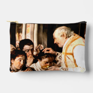 Pochette À Accessoires Small zippered pouch with Holy Communion Image