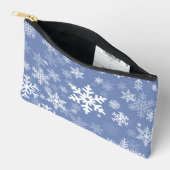 Pochette À Accessoires Snowflakes Personnaliser graphique Arrière - plan  (Ouvrir)