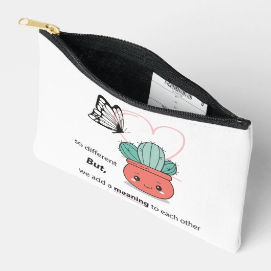 Pochette À Accessoires So Different, Parfait Ensemble - mignon couple d'a (Ouvrir)