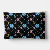 Pochette À Accessoires Softball Féminin - Joueuses avec Étoiles (Verso)