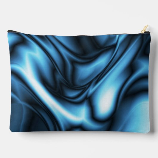 Pochette À Accessoires Soie bleue (Verso)