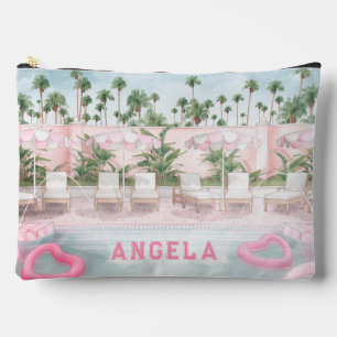 Pochette À Accessoires Soirée Pink & White Pool