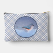 Pochette À Accessoires Souris Tufted en peinture de neige Art original d' (Verso)