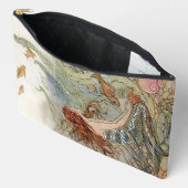 Pochette À Accessoires Sous la mer Sirène Vintage (Ouvrir)