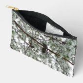 Pochette À Accessoires Sous le pin à neige (Ouvrir)
