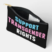 Pochette À Accessoires Soutien aux droits transgenres (Ouvrir)
