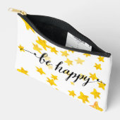Pochette À Accessoires Soyez heureux 3 (Ouvrir)