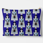 Pochette À Accessoires Space Ace – Patterned Zipper Accessory Pouch (Verso)
