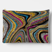 Pochette À Accessoires Sparkle Glam scintillante girly marbre art (Recto)