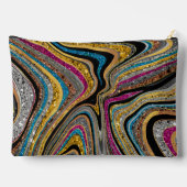 Pochette À Accessoires Sparkle Glam scintillante girly marbre art (Verso)