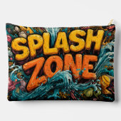 Pochette À Accessoires "Splash Zone" Art graphique dynamique et ludique (Verso)