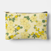 Pochette À Accessoires Spring Yellow Floral Pattern (Recto)