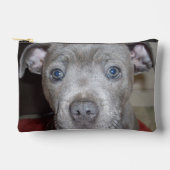 Pochette À Accessoires Staffordshire Bull Terrier Puppy Face, (Recto)