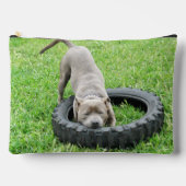 Pochette À Accessoires Staffordshire Joueur Bull Terrier, (Recto)