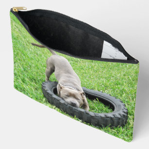Pochette À Accessoires Staffordshire Joueur Bull Terrier,