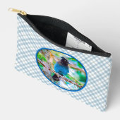 Pochette À Accessoires Steller's Jay in Forest Photographie originale (Ouvrir)