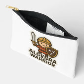 Pochette À Accessoires Sticker Algebra Warrier - Mignonne Héros Math (Ouvrir)