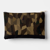 Pochette À Accessoires Sticker motif de formes géométriques Brown (Verso)